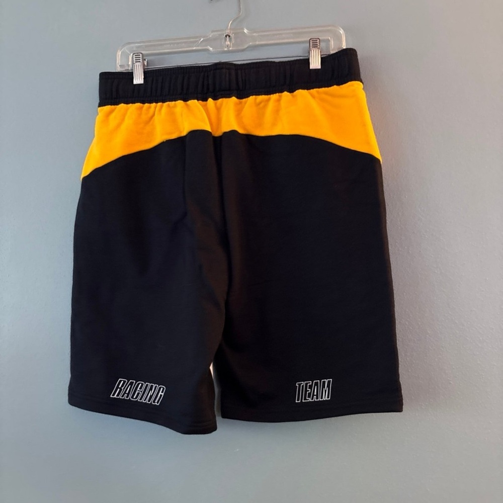 Oakley Black and Yellow Athletic Shorts